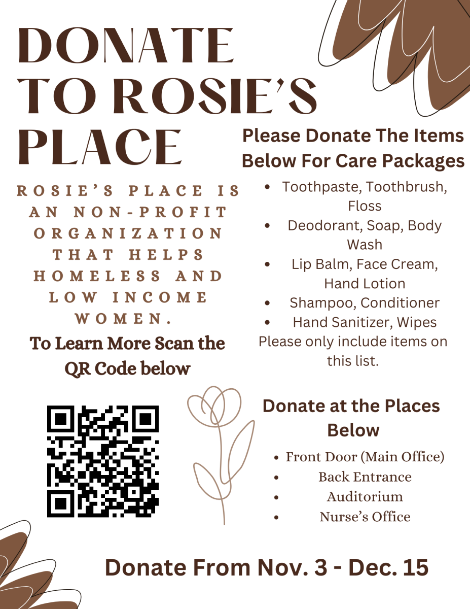 EYC class asks for donations to Rosies Place