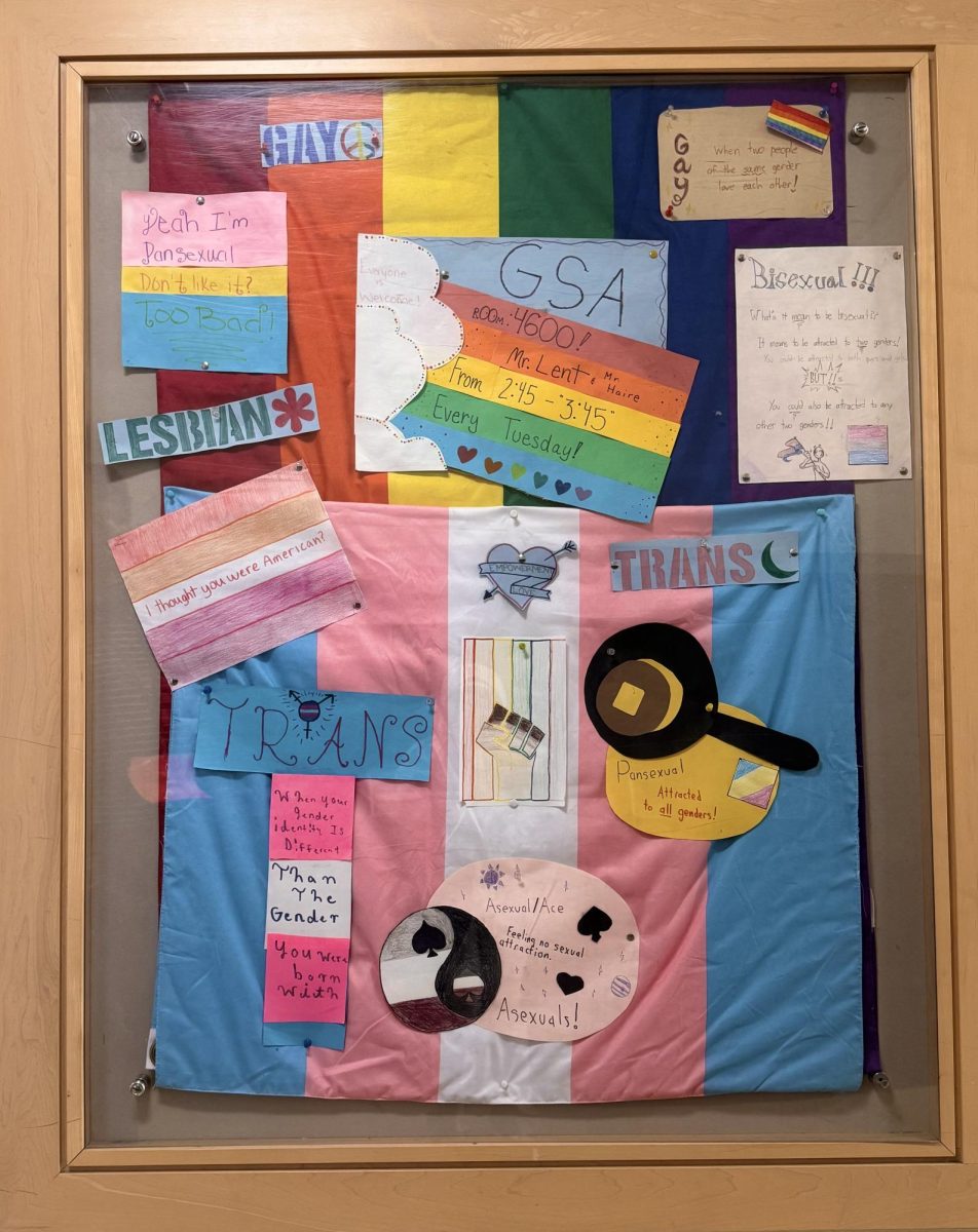 Poster for Everett High's official Gender & Sexuality Alliance Club