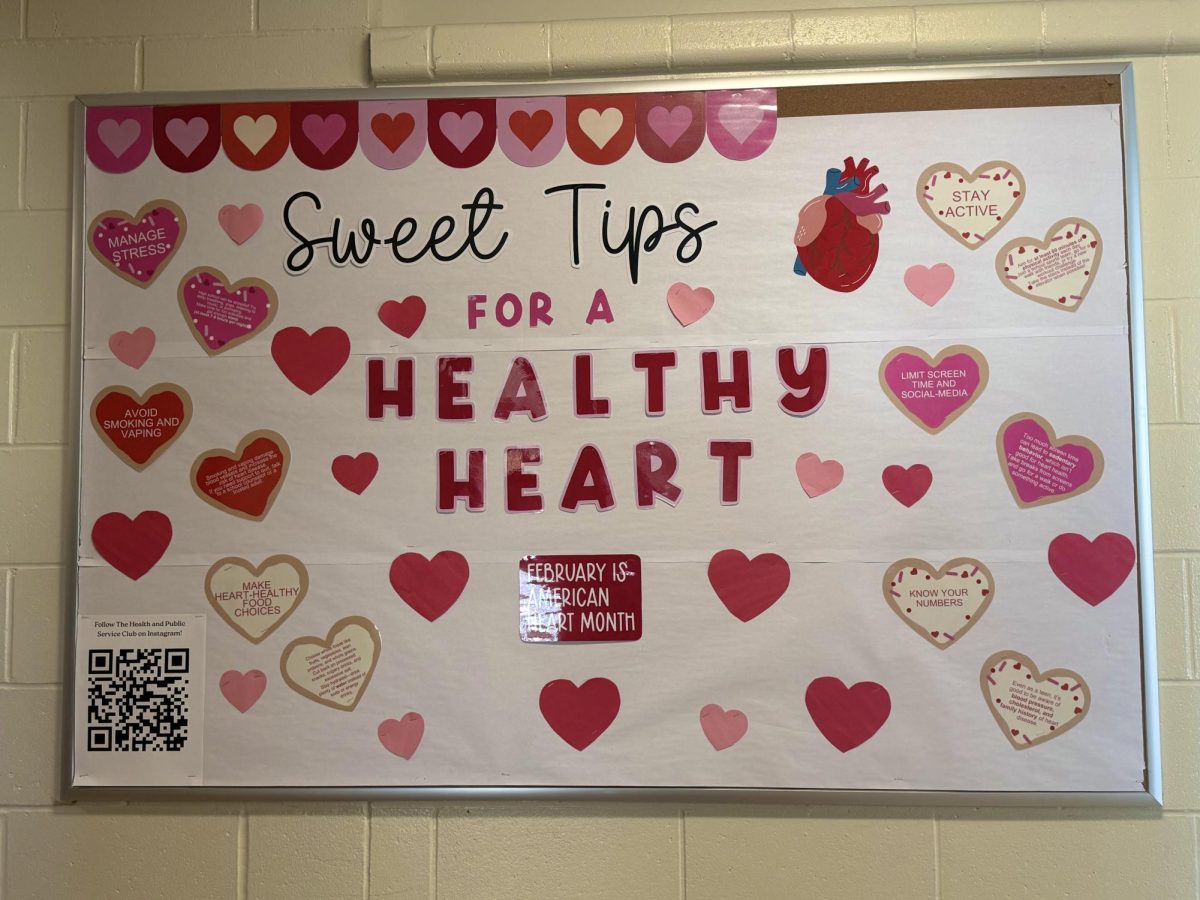 Poster celebrating American Heart month