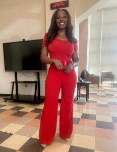 7News Amaka Ubaka gave an uplifting, powerful talk at EHS for Women's History Month