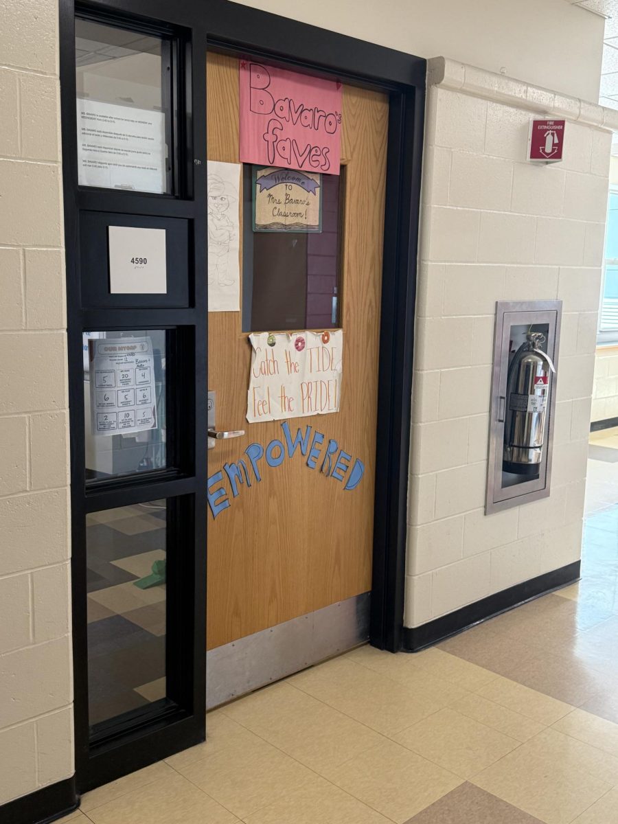 For empowerment, Room 4590. Created with bold letters. 