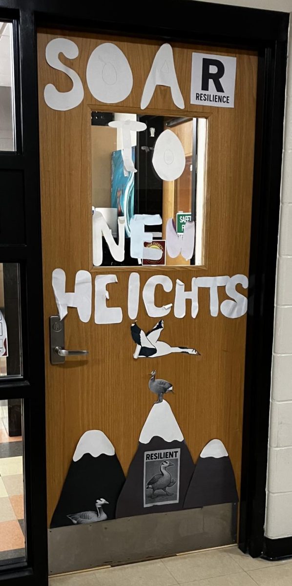 For resilient, room 3590 made their mascot a goose