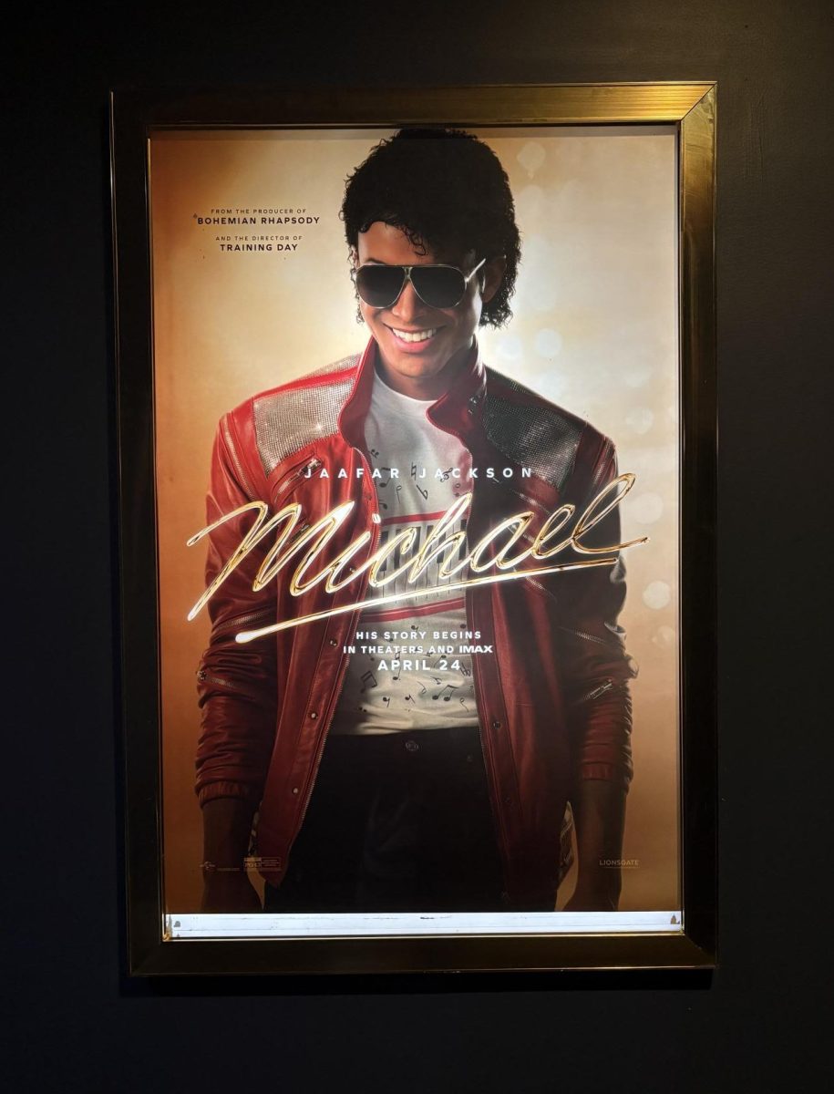 Jaafar Jackson as Michael Jackson in the Michael biopic's poster.