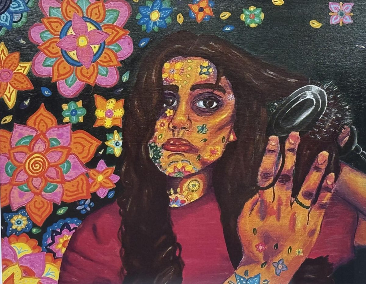 "Faded Flowers" by Medford High student Jaspreet Kaur