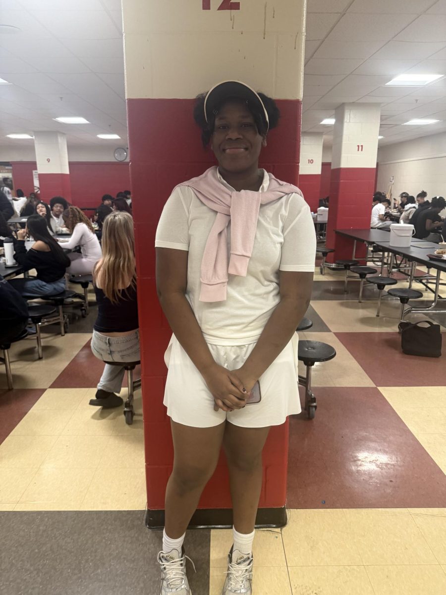 Freshman Freda Lerbout rocking her country club look. 