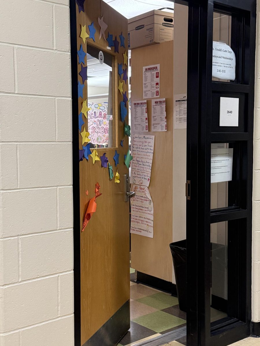The door to freedom is all that I dream of during fourth period.
