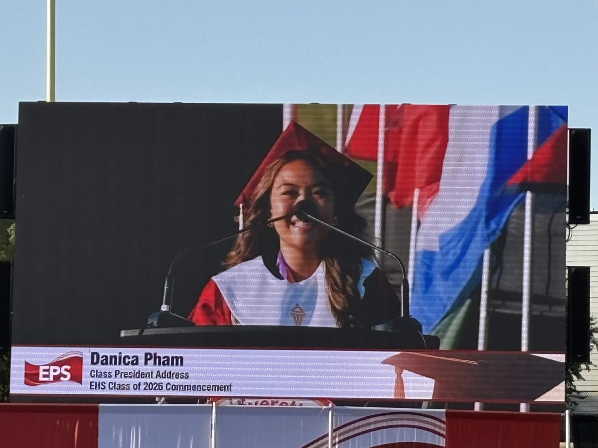 Pham's speech focused on the positives the Class of 2026 experienced in their four years of high school
